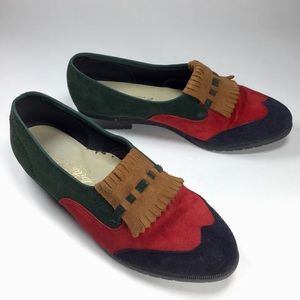 Paradise Kittens Oxford Suede Multicolor Shoe 6.5